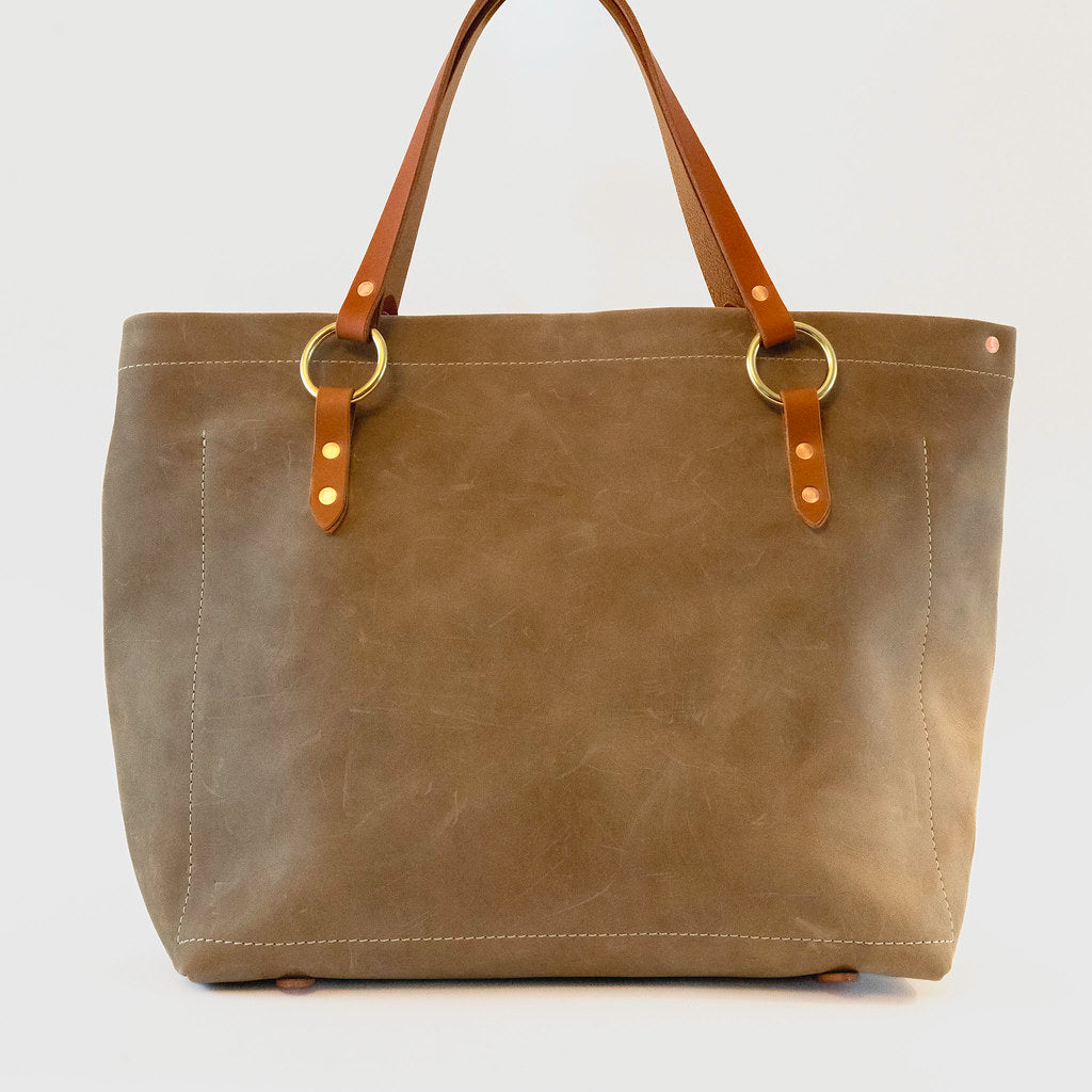 No. 2 - Leather Tote Handbag | Sandstone