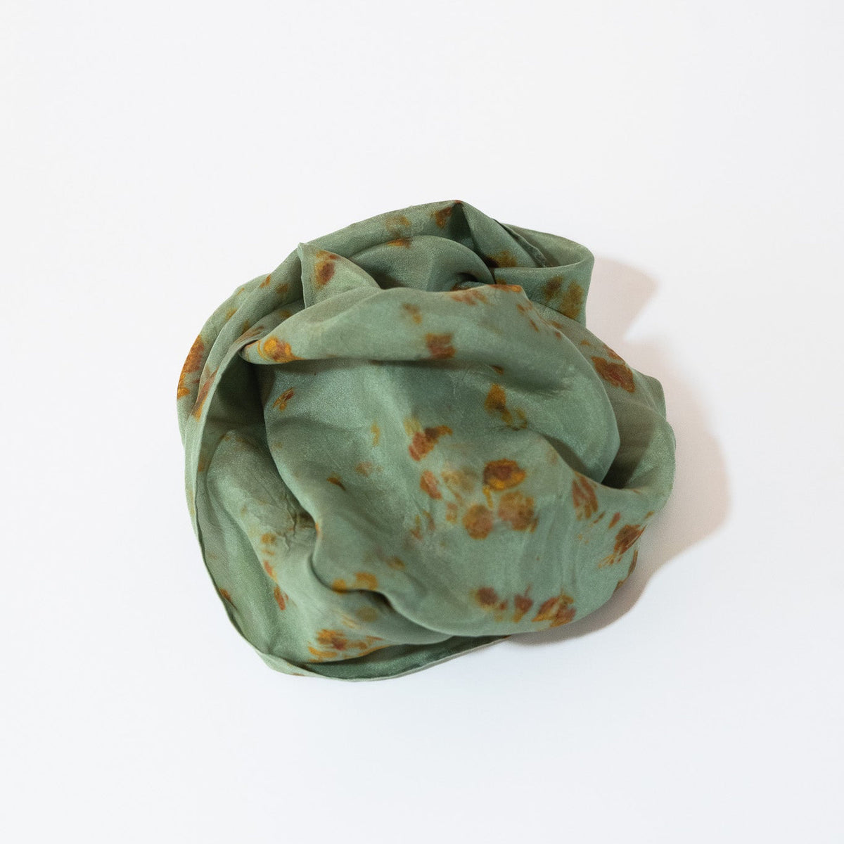 Silk scarf naturally dyed