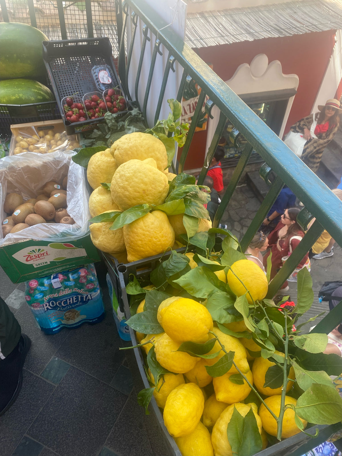 Lemon Yellow Amalfi Beach Tote