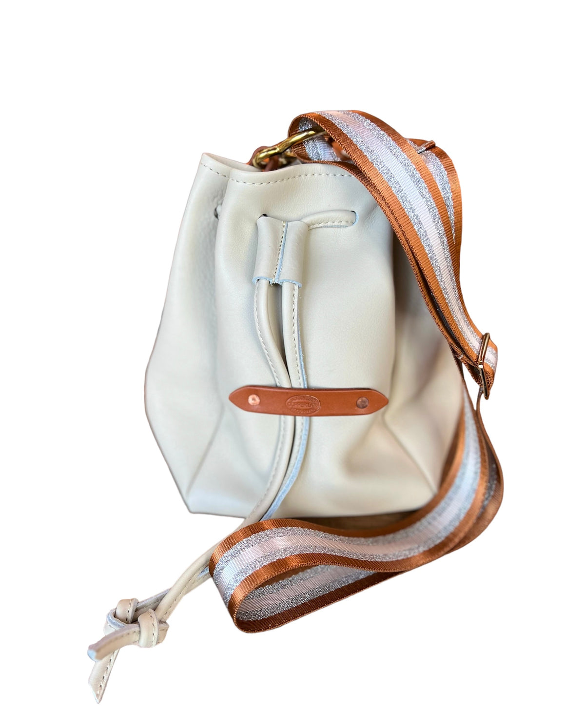 Cream Bucket Bag