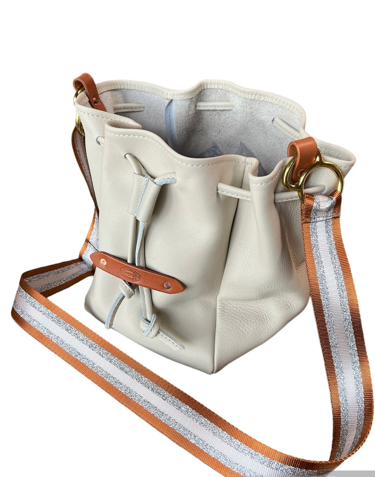 Cream Bucket Bag