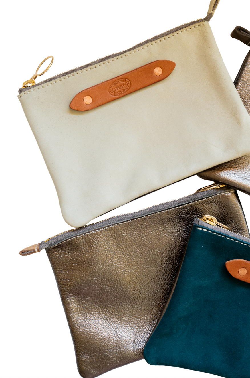 Linen Mini Resi Zip Pouch