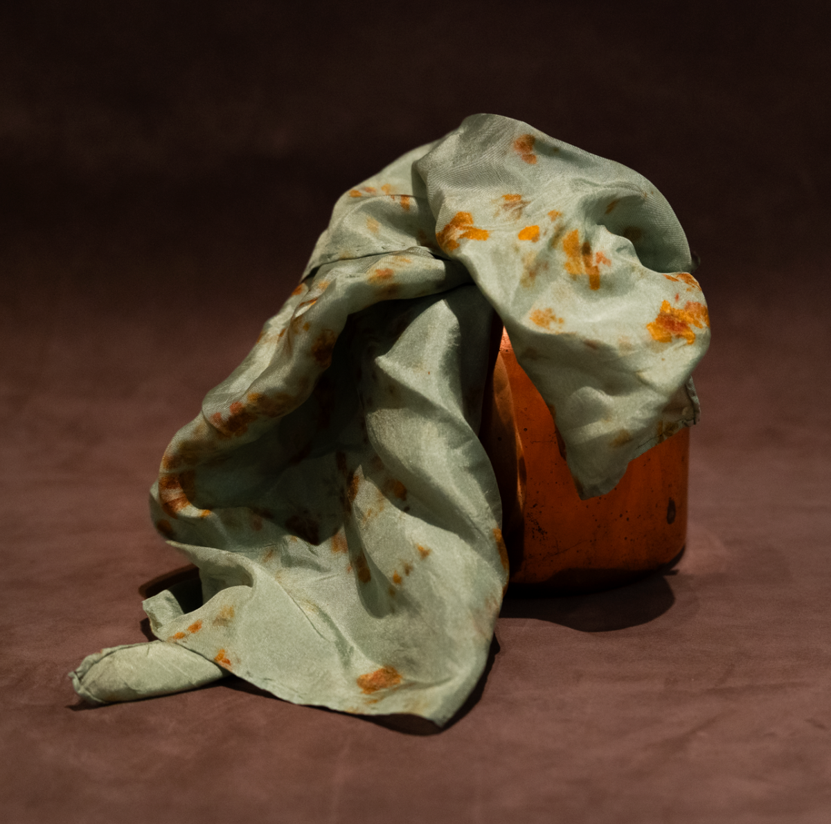 Silk Scarf | Green Meadow