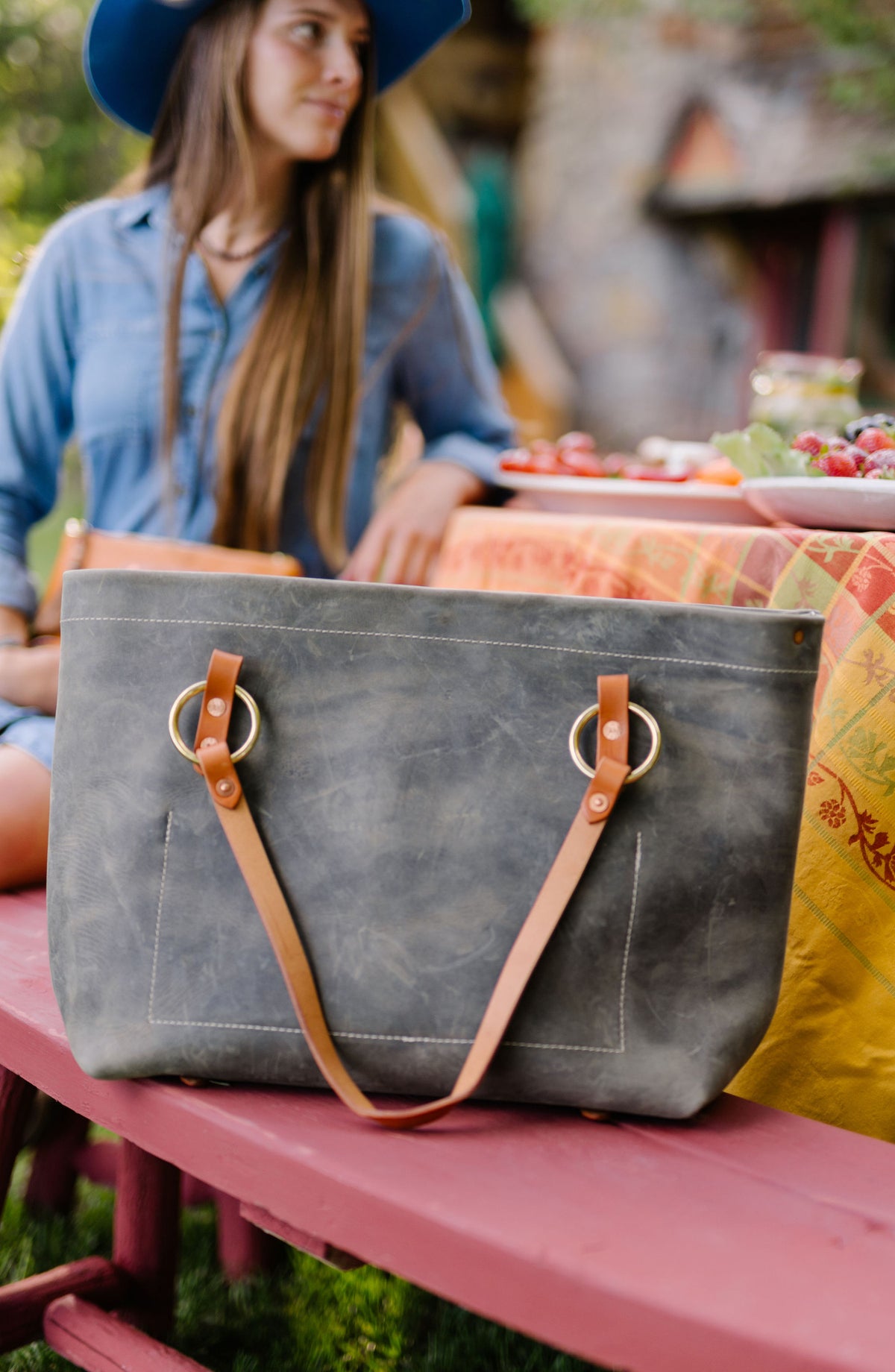Grey Oil No. 2 Tote