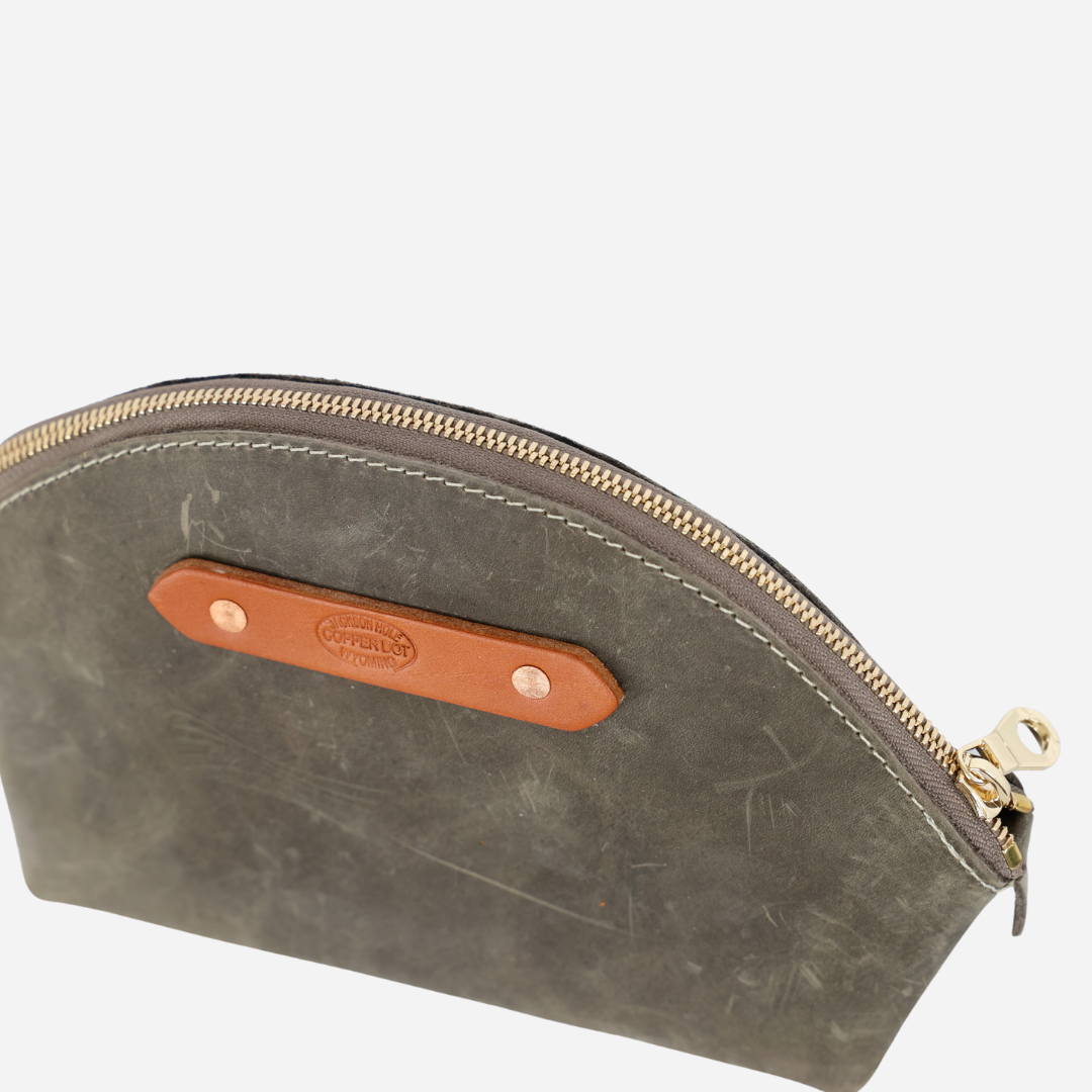 Grey Oil Men&#39;s Crescent Bag