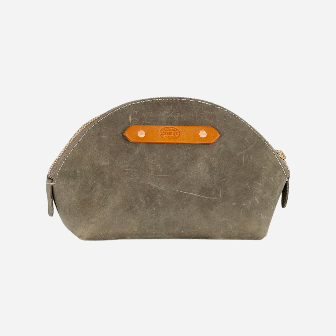 Grey Oil Men&#39;s Crescent Bag