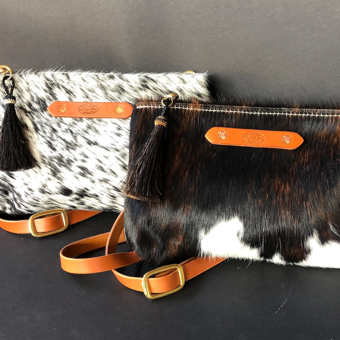 Mink Webbed Strap Cross Body Bag