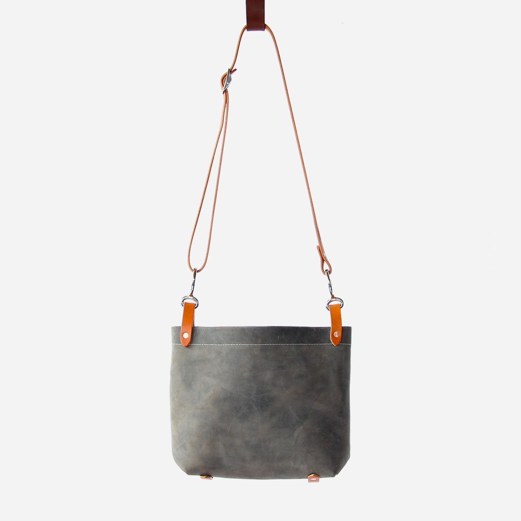 Copperdot Conway Leather Bag Grey Oil